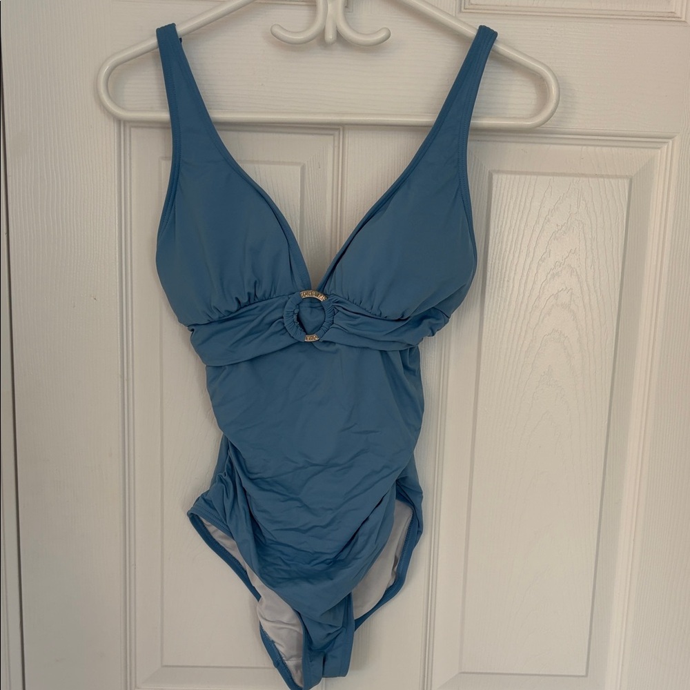 Michael Kors Blue One Piece Swimsuit